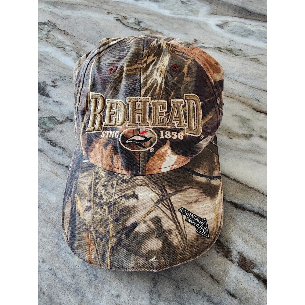 Red‎ Head Camo HiBeam Adjustable Hat